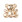 Crocs Jibbitz™ charms Gold Teddy Bear